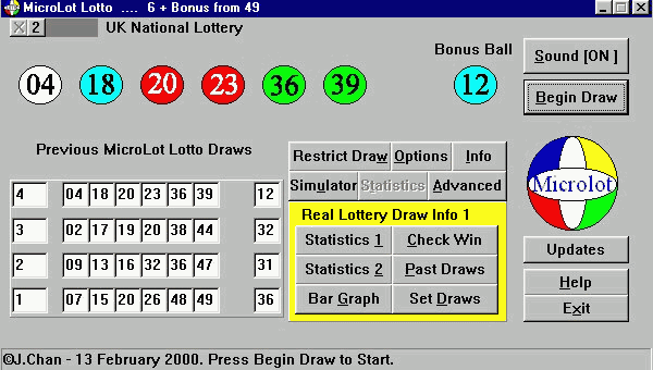 lotto bonus ball most common