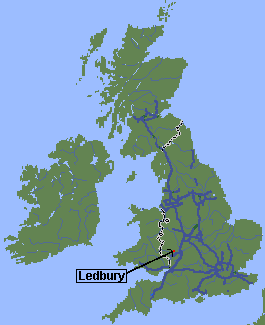 Where is Ledbury in the UK