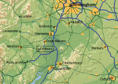 Ledbury in the Midlands